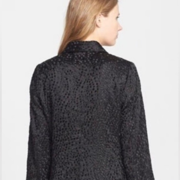 Eileen Fisher Black Silk Jacket - Picture 2 of 13